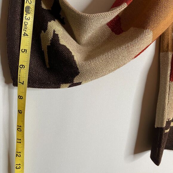 Cotton & Rye Sweater Scenic Desert Southwestern Howling Coyote Bell Sleeve Med - Picture 14 of 15